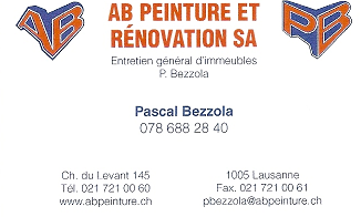 AB PEINTURE ET RENOVATION SA